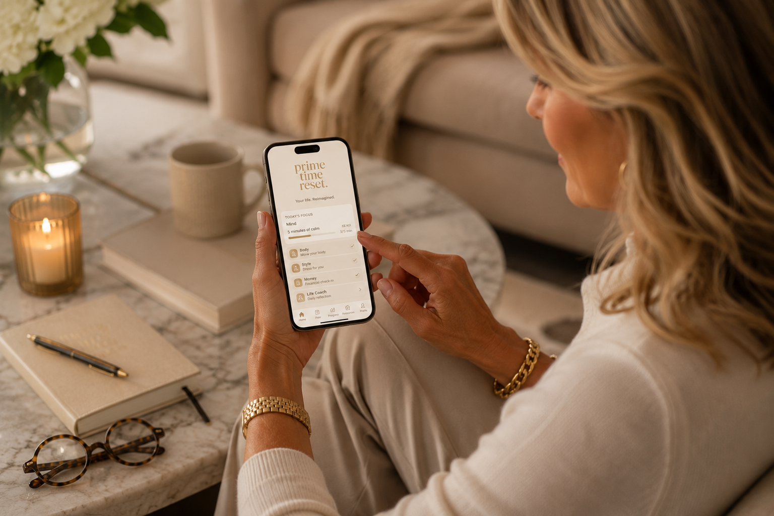 The Prime Time Reset App